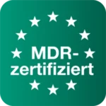 Siegel „MDR-zertifiziert" mit EU-Sternenkranz